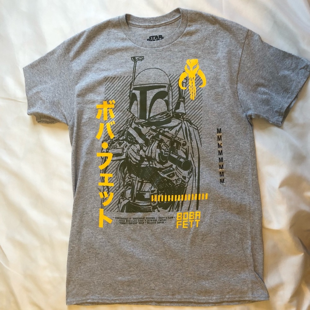 Star Wars Men’s Tee Medium Gray/Green/Yellow - Picture 7 of 10
